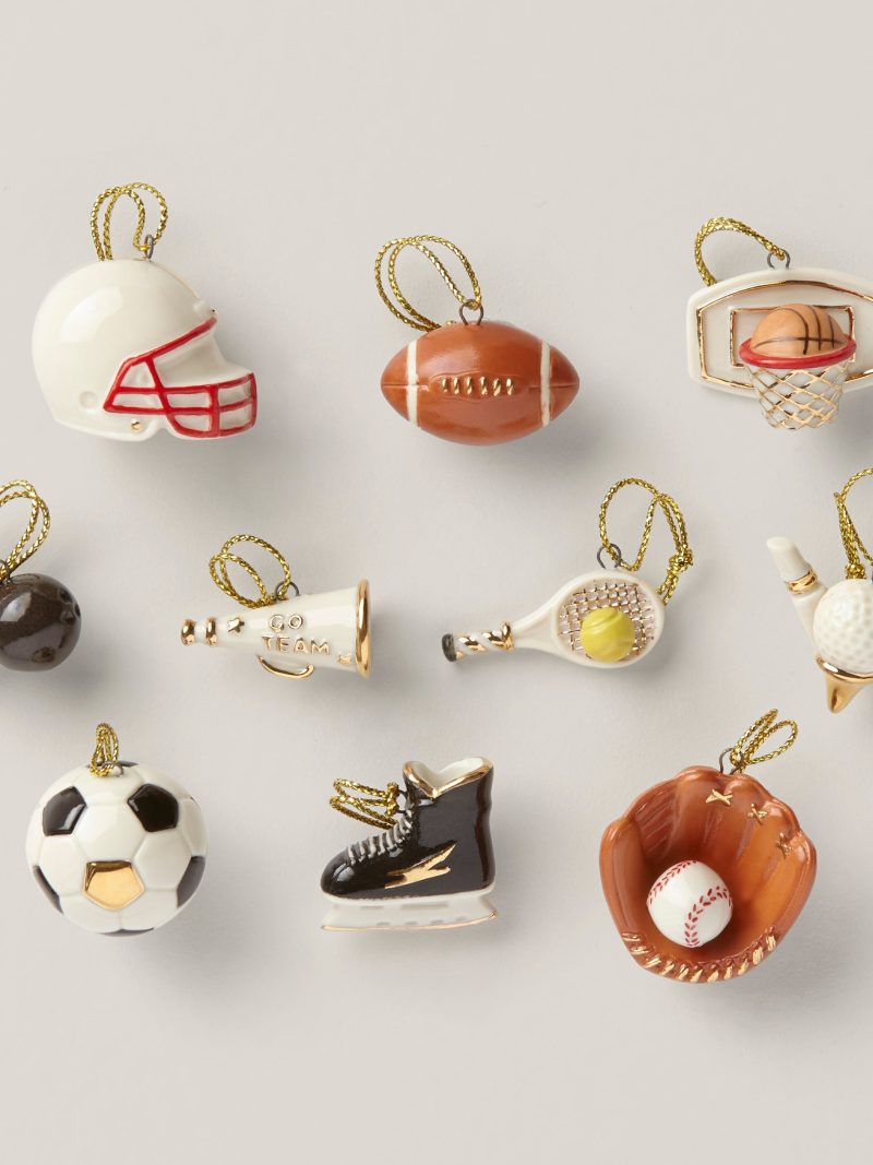 Dreaming of Sports 10-Piece Ornament Set
