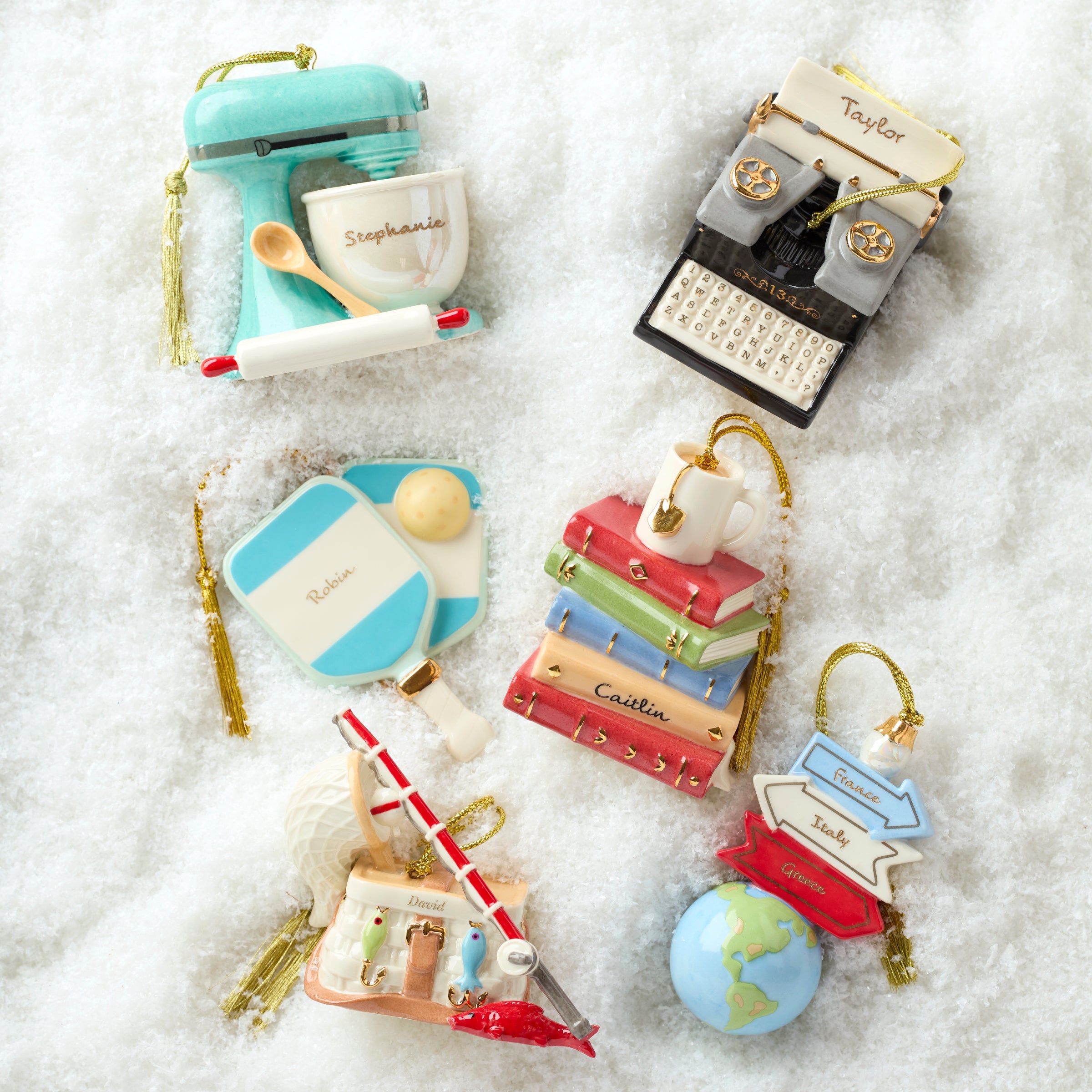 Personalized Travel Ornament