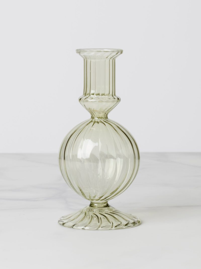 Nalia Candlestick Holder - Parakeet